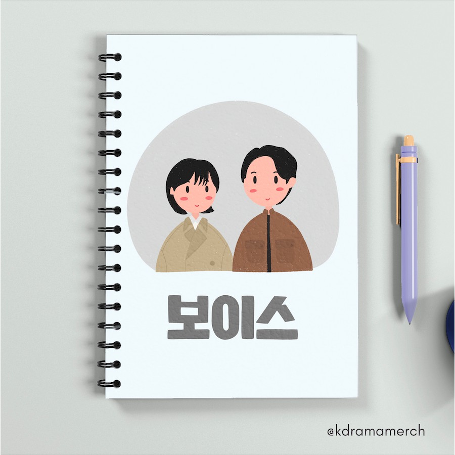 

VOICE 4 NOTEBOOK SPIRAL DRAMA KOREA A5/ DRAMA KOREA / DRAKOR / JOURNAL / JURNAL SOFT COVER