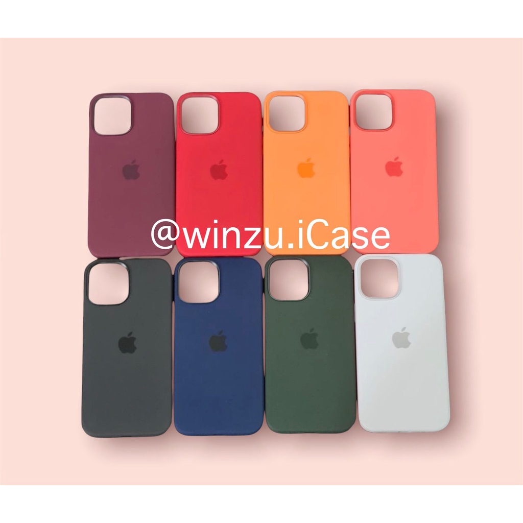 silicone case magsafe iphone 12   12 pro   12 pro max apple cover original casing silikon hardcase s