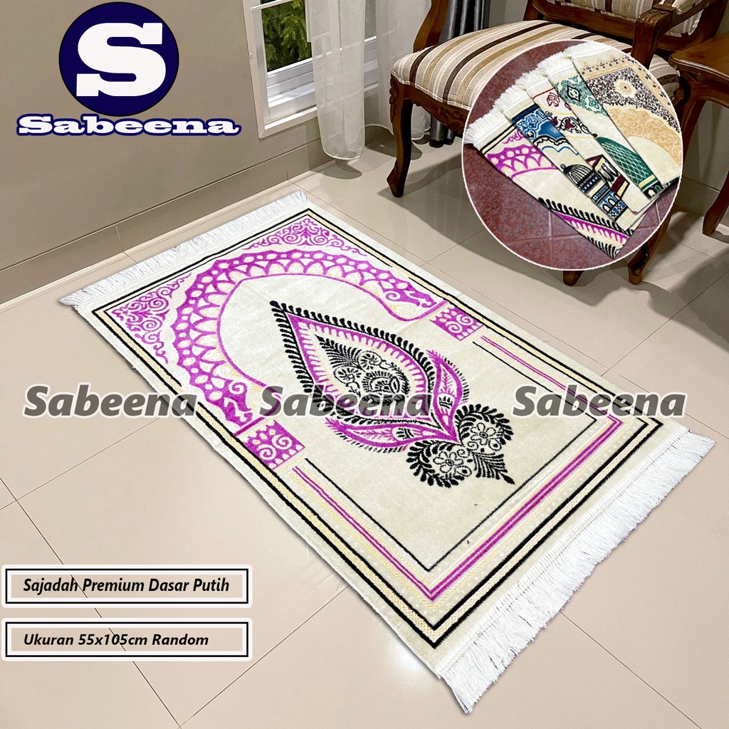 Sajadah Turki Midi Super Genova Bahan Halus Dan Lembut 55x110cm Perlengkapan Sholat Pakaian Muslim