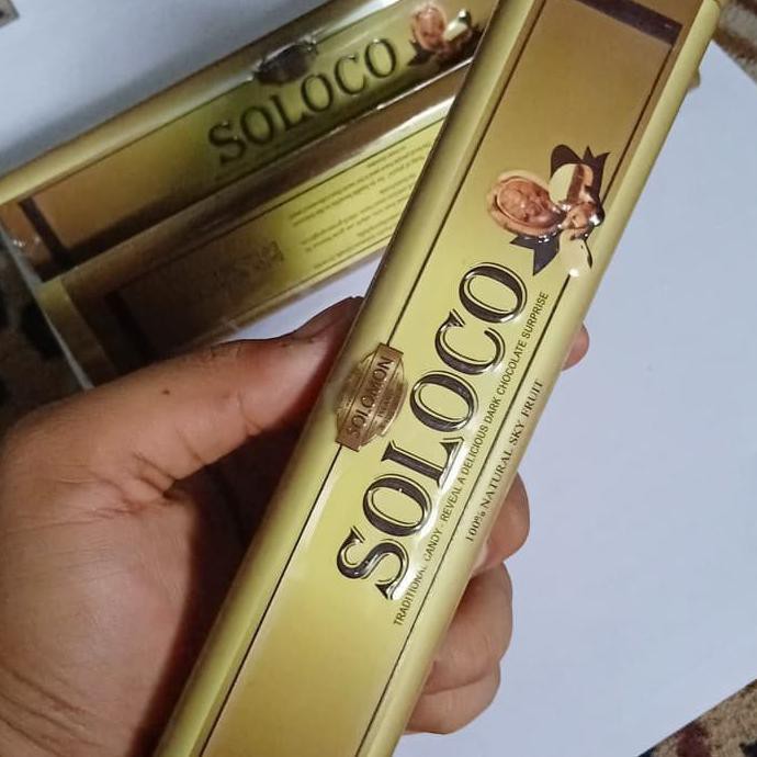 [TERLARIS]        SOLOCO.ASLI AU OBAT PERMEN COKLAT STAMINA ORIGINAL PRIA KUAT SALOCO