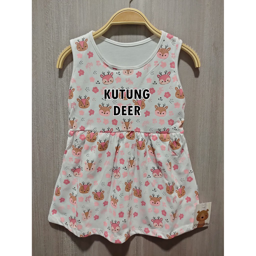 Dress / Gaun Anak 1-3 Tahun Kutung