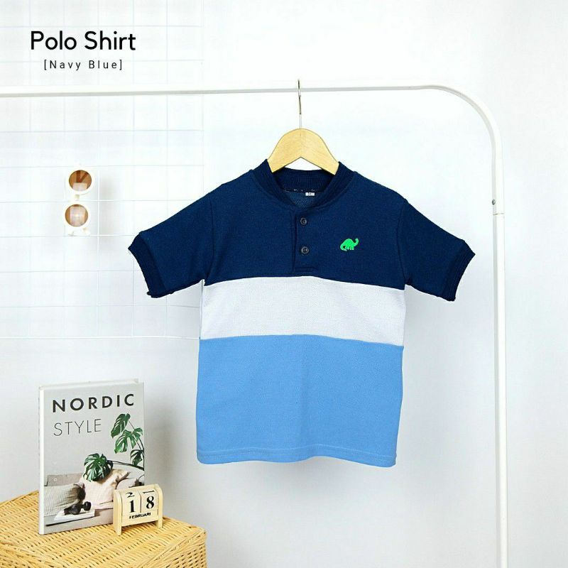 Kaos Polo Anak/Polo Shirt tree tone/Kaos polo anak 3 warna