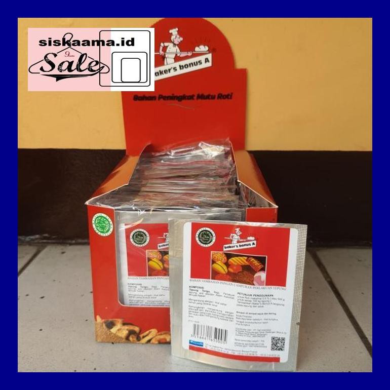 

A40D0Yh Satuan Bakers Bonus A Bread Improver 10 Gram D50Tr40V