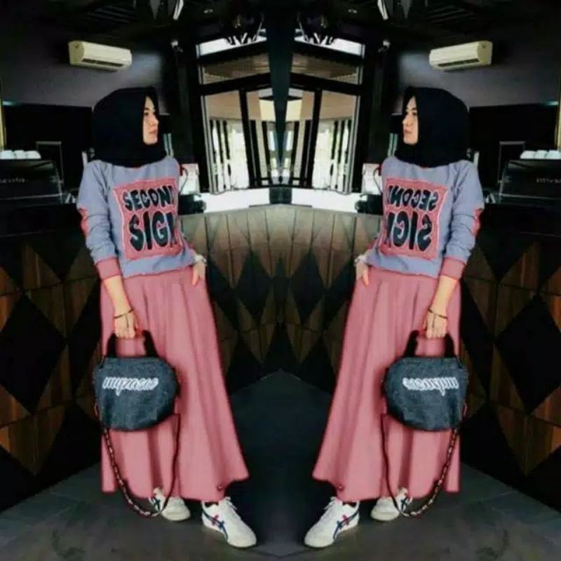 XOS - SET KIREY / SET WANITA MUSLIM / SET SECSIG / PAKAIAN MUSLIM TERBARU / COD✅(High Quality)