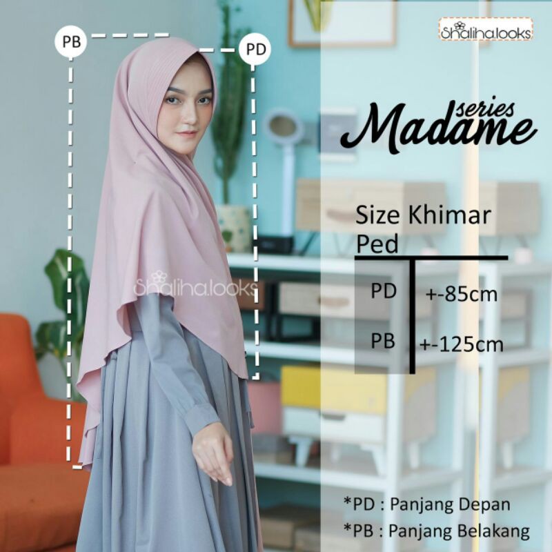 Gamis satu set Shaliha Looks Madame Series