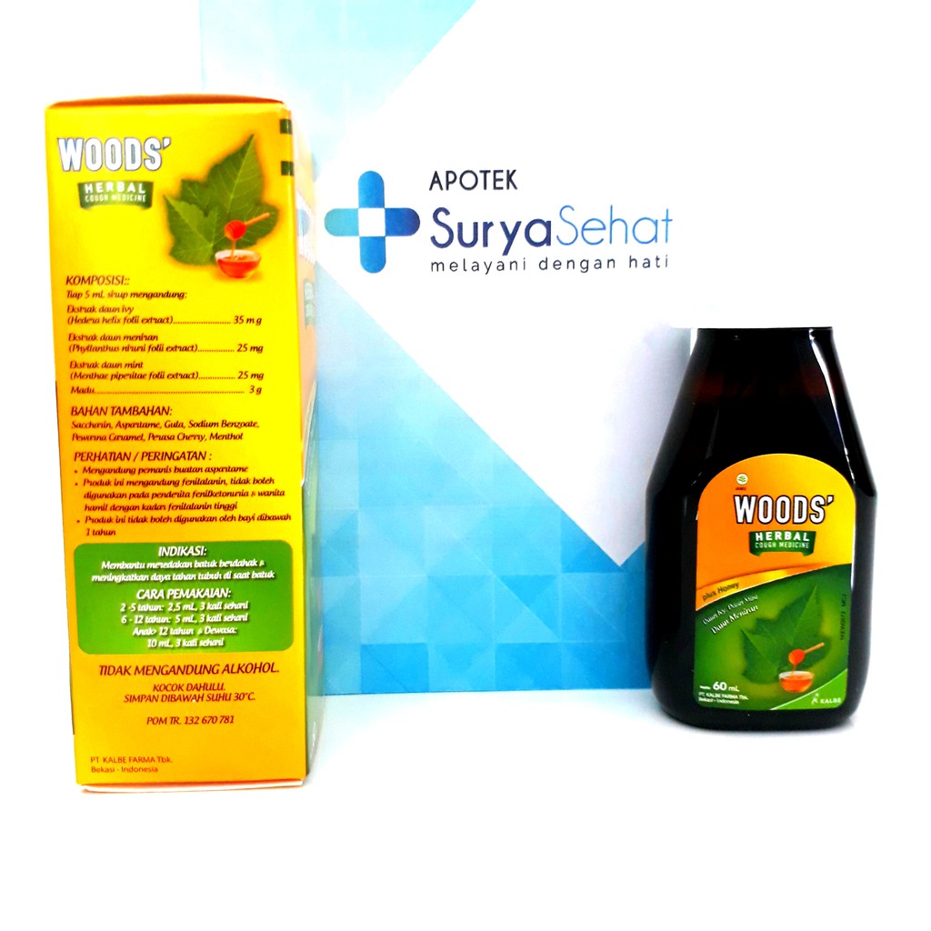 WOODS' Naturals Plus Honey 60 ml / Wood's / Wood's / Sirup Obat Batuk Herbal