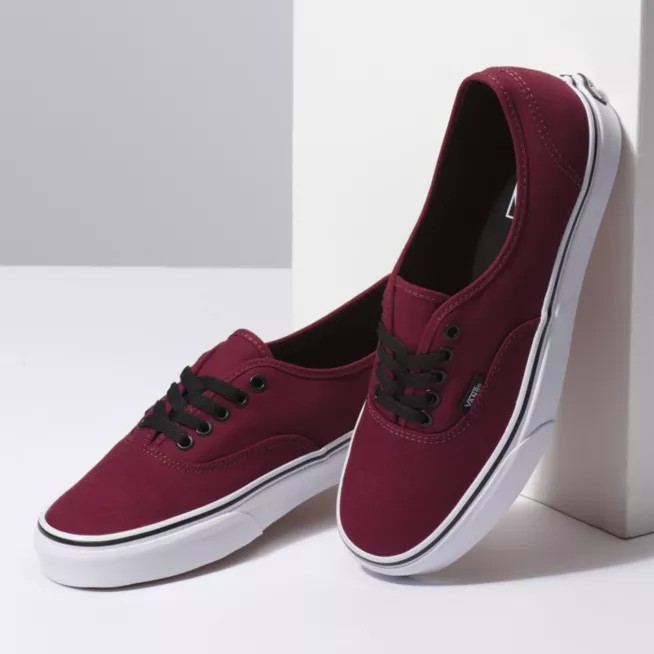 Sepatu Sneakers Era Authentic Sepatu Vans Maroon Sepatu Pria Wanita