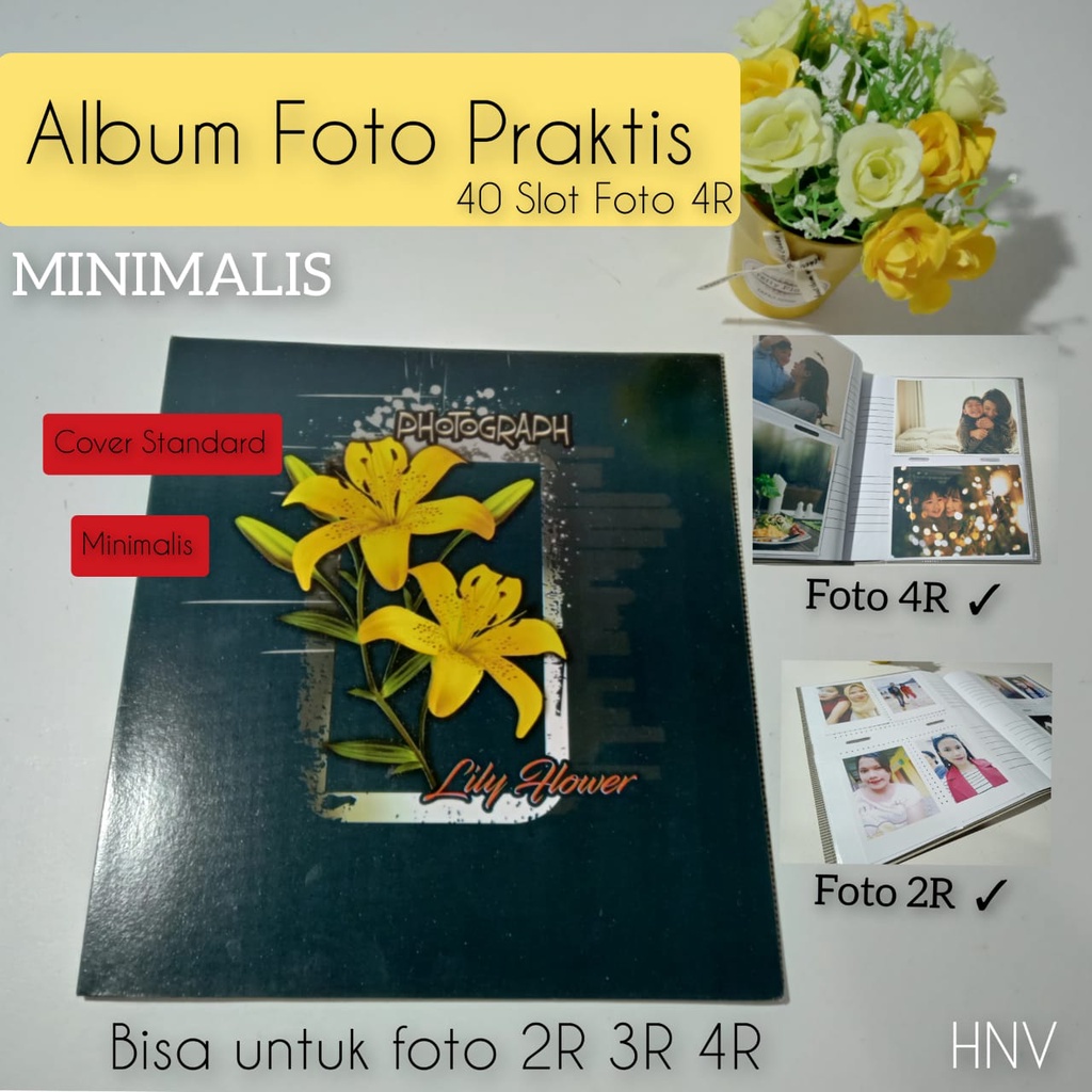 ALBUM FOTO MURAH 4R MINIMALIS