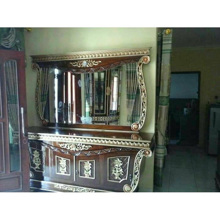 meja rias altar ukiran jati jepara, mebel jepara