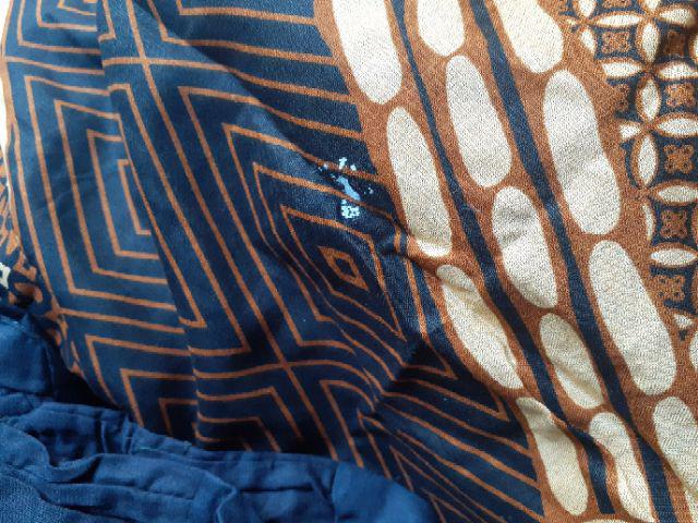 Tunik Batik Cibulan Kupu Merak Tunic Batik Cewek Seragam Batik Kerja Muslim Wanita Warna Solo Katun