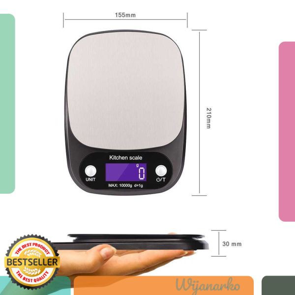 Timbangan Dapur Digital Kitchen Scale 10kg 1g Z2S