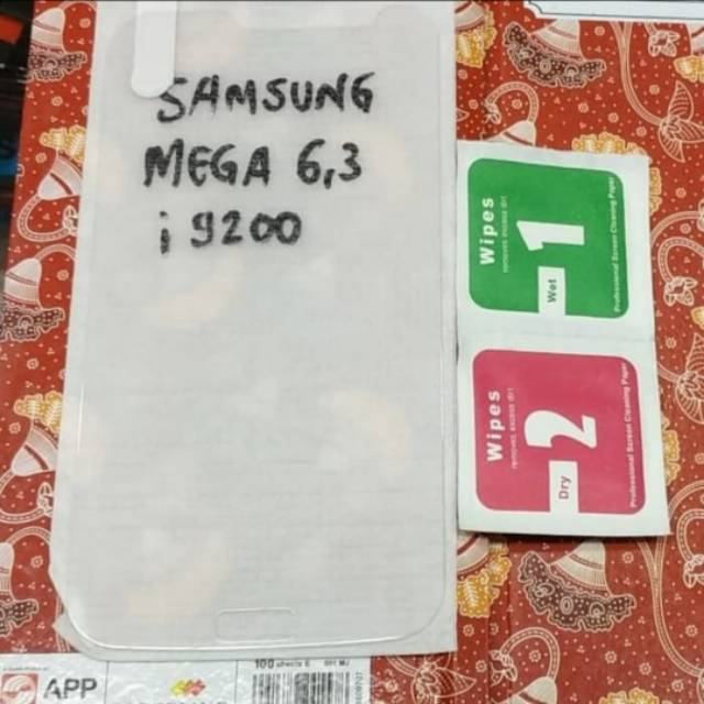 SAMSUNG MEGA 6.3 / i9200 / i9205 tempered golira glass kaca Murah meriah