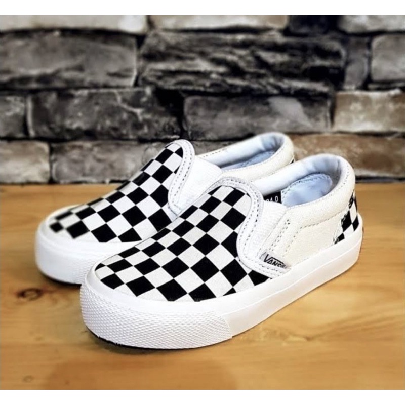 Sepatu vans slip on checkerboard kids sepatu anak anak sepatu kids