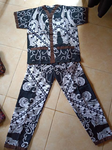 Piyama Batik Anak (5-13th)full Obras