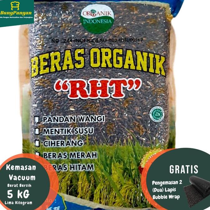 

Promo Awal tahun 5Kg Beras Hitam Organik Premium RHT Bersertifikat (utk Diet, Diabet ) Promo Awal