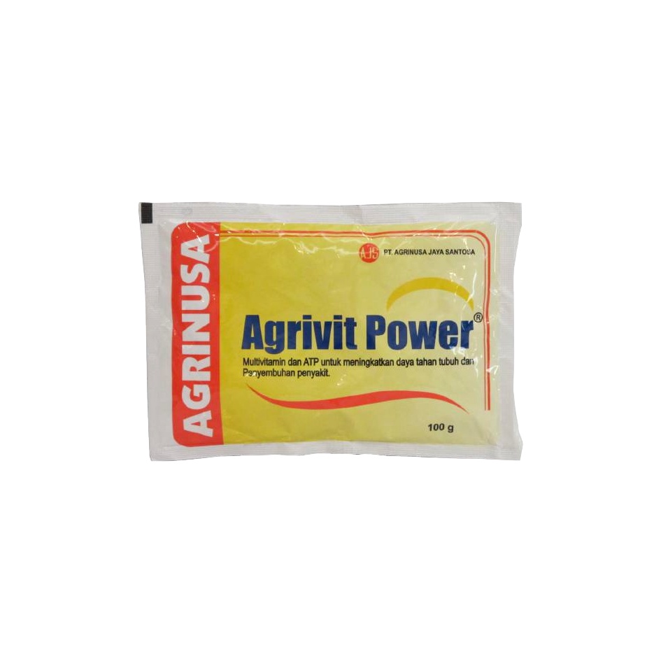 AGRIVIT POWER 100 gram multivitamin dan ATP untuk antibodi hewan ternak