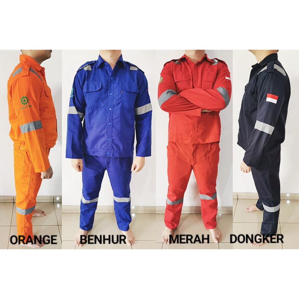 Wearpack safety model setelan baju + celana ATX / werpak / wearpak