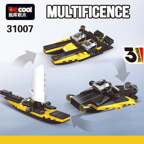 KKV - DECOOL Sea & Land - polytropic series  / Lego Brick / Mainan Balok Lego X3A6