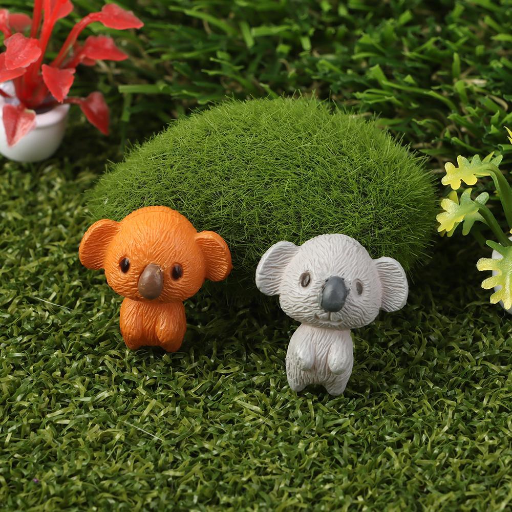 Nanas Saku Kelinci Koala Lucu Desktop Ornamen Taman Miniatur