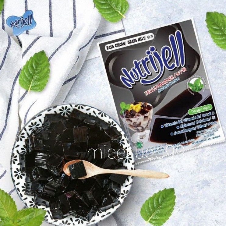 Jual Grass Jelly Powder Grassjelly Nutrijell Cincau Shopee Indonesia