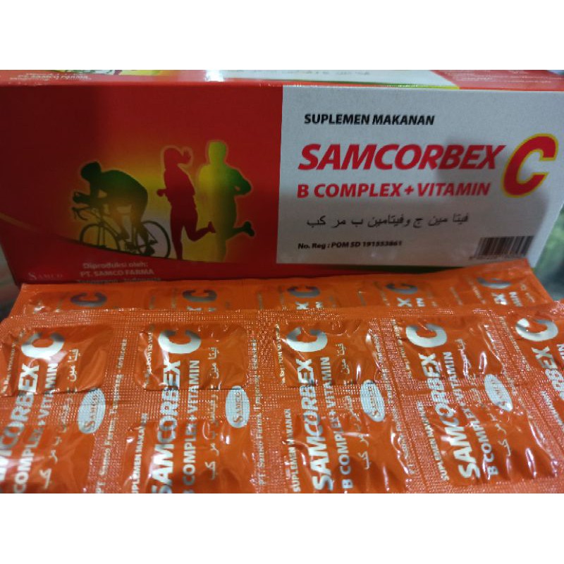 Jual Samcorbex C B Complex + Vitamin (Strip) | Shopee Indonesia