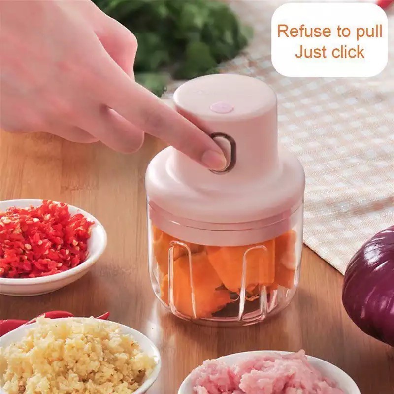 (VCM) Electric Garlic mini chopper blender mini cas