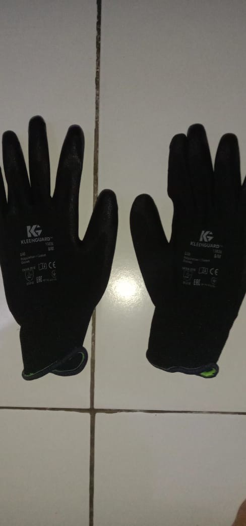 Sarung Tangan Kleenguard G40 Mekanik Polyurethane Pu Hitam Kimberly-clark