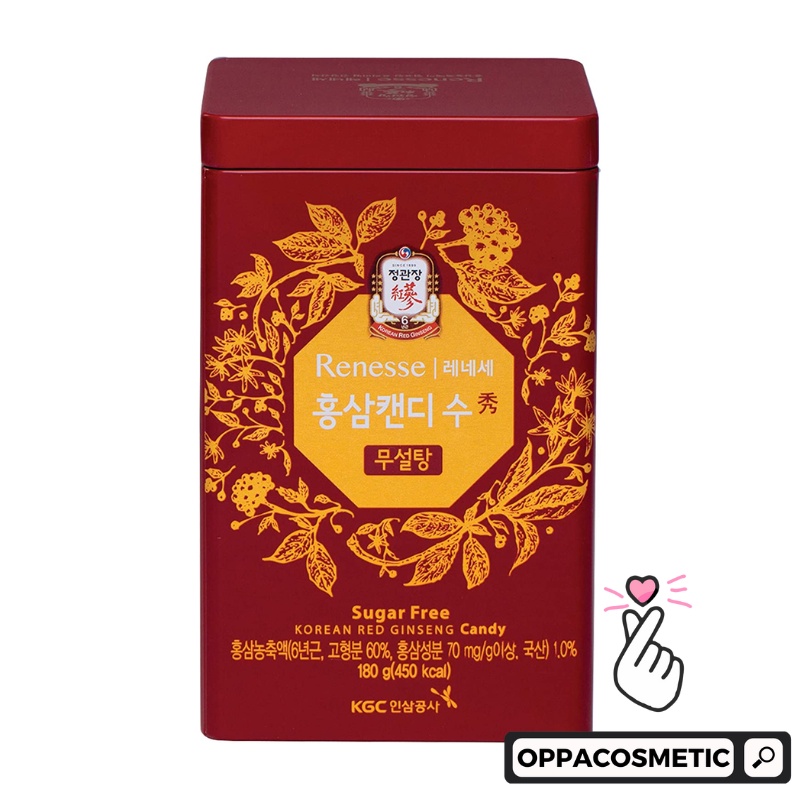 (JUAL SATUAN) Cheong Kwan Jang Ginseng Sugar Free Renesse Candy 4g*45