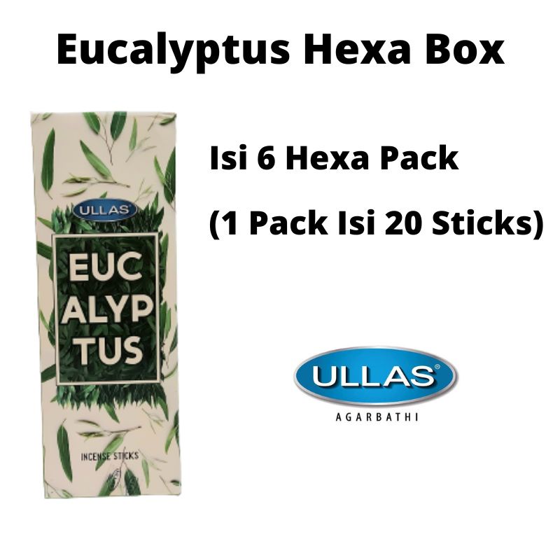 Dupa Hio India Ullas Eucalyptus Box Isi 6 Hexa Pack