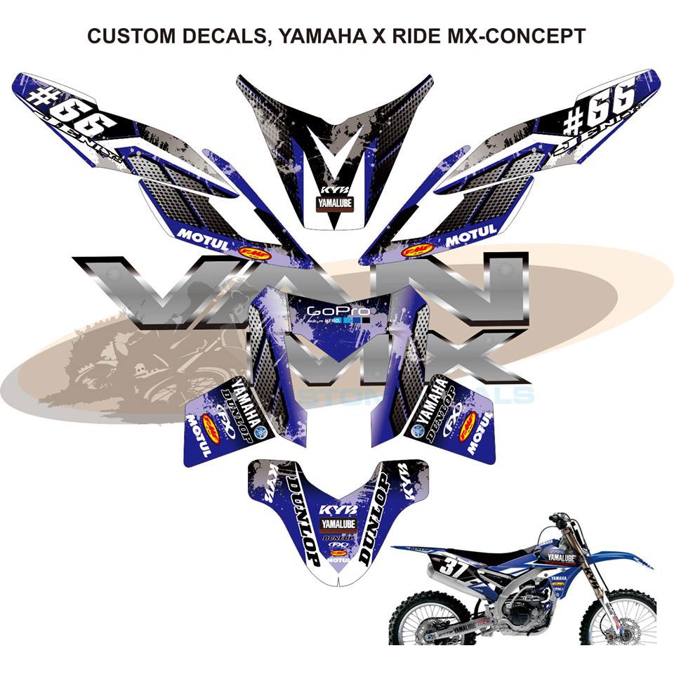 Decal Motor Yamaha X Ride Shopee Indonesia