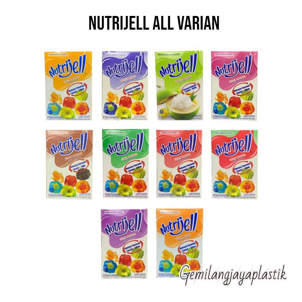 Nutrijell Jelly Powder All Varian 15g