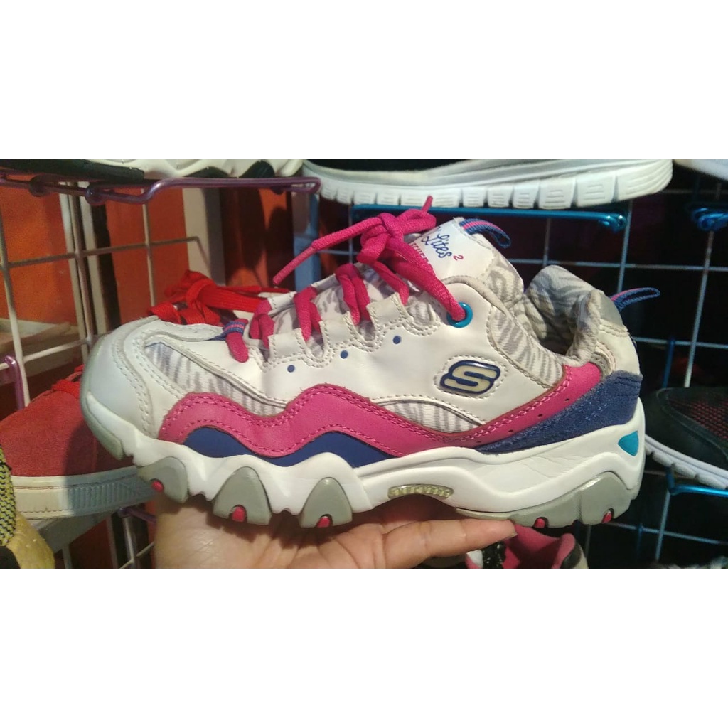 SEPATU BRANDED ORI SECOND SKECHERS D'LITES PRINCESS SEPATU SNEAKERS SHOES PRIA WANITA UNISEX MURAH R