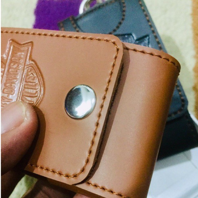 Dompet kunci bahan kulit sintetis lokal model baju free box #dompet #dompetkunci #keyholder