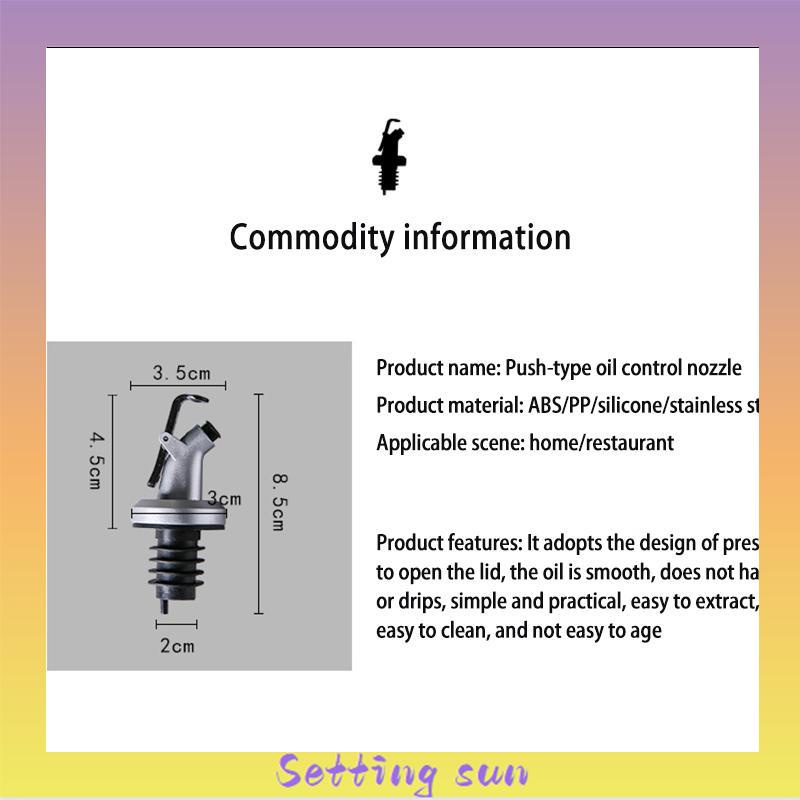 Tutup Botol Kecap Madu Sirup Minyak / Bottle Pourer Ada Tutup / Dumper Oli Anti Bocor TN