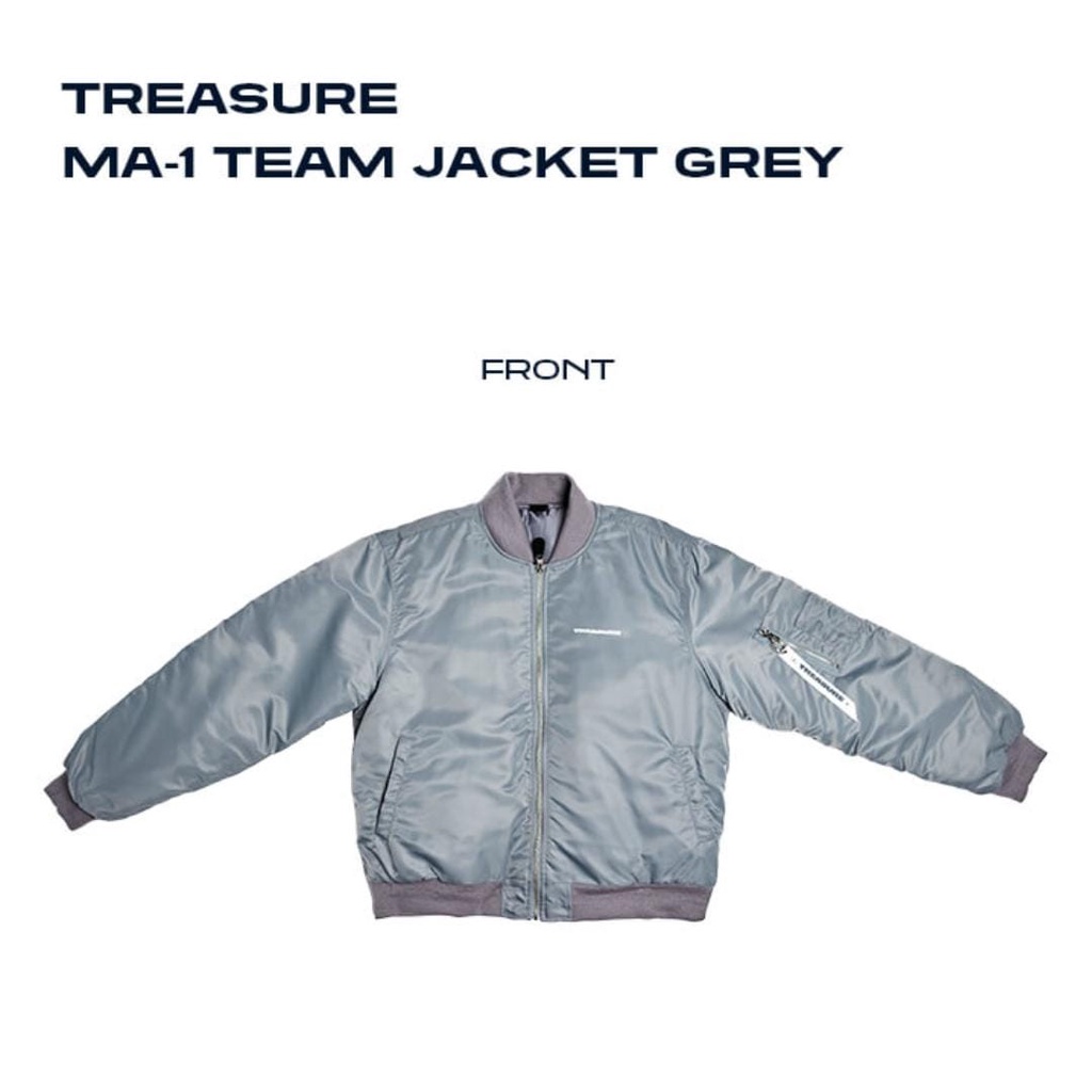 JACKET JIKJIK TREASURE / JAKET TREASURE JIKJIN GREY UNOFFICIAL