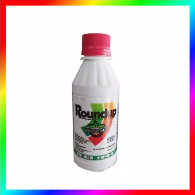 Roundup 486 SL Obat Untuk Rumput Liar / Gulma ( Herbisida ) 200 ml Round Up