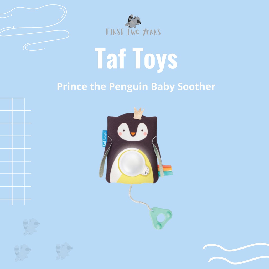 Taf Toys - Prince the Penguin Baby Soother