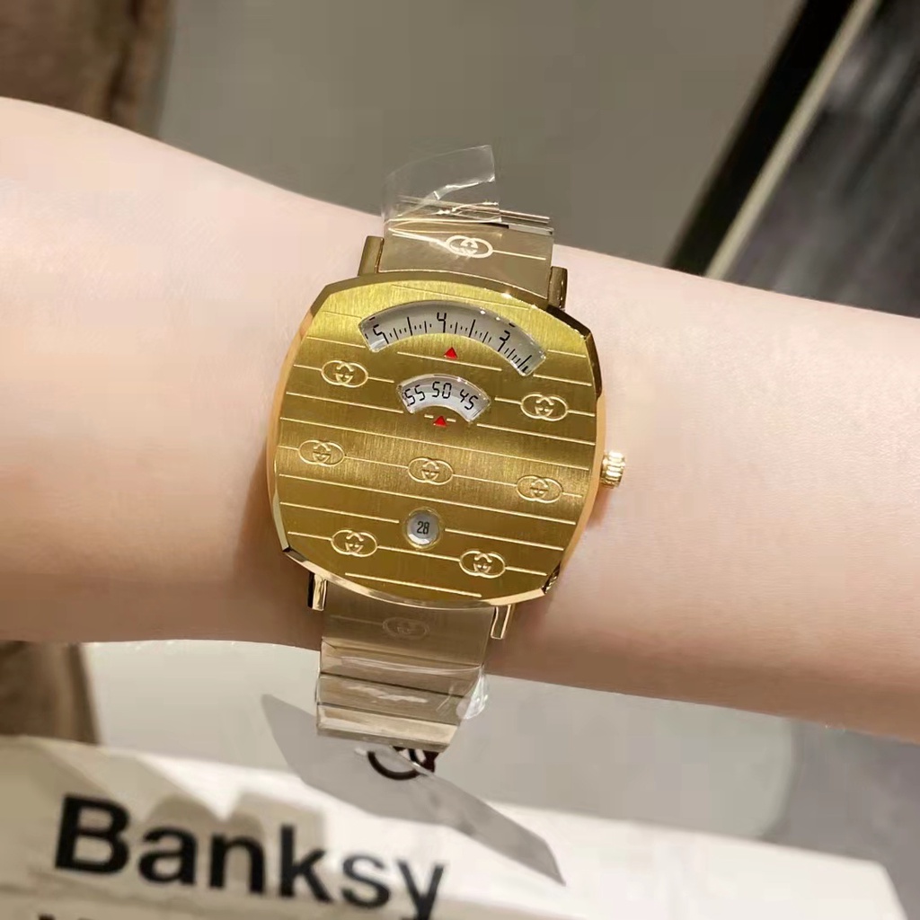 Original Jam tangan seri Gucci Grip Premium Kekinian