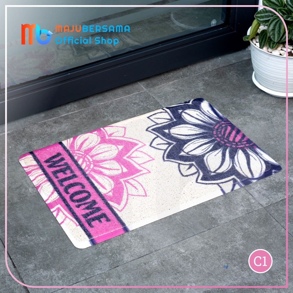 KESET MIE / KESET BIHUN/WELCOME BahanPVC PRINTING Anti Slip 40 x 60cm 6MOTIF