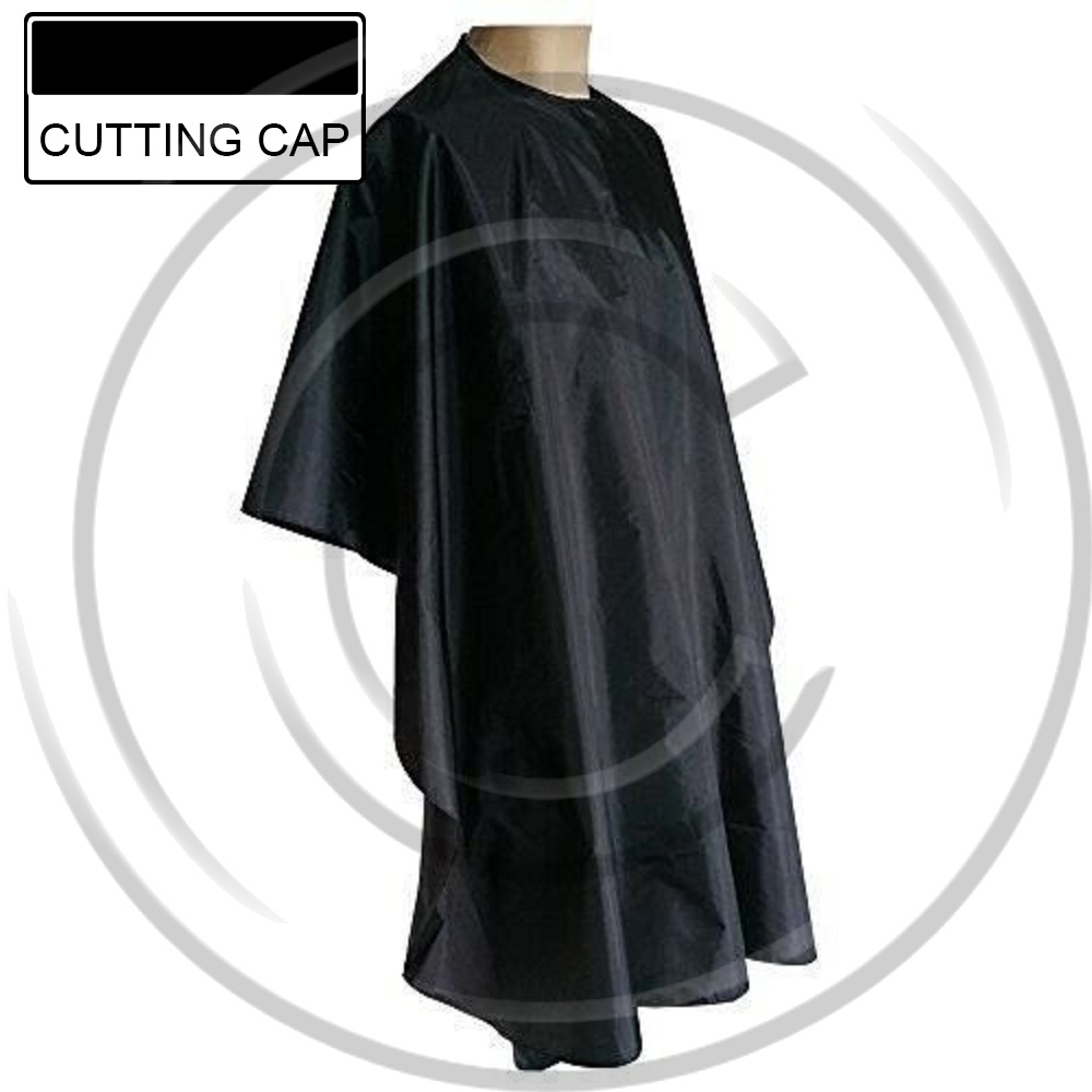 Kain Kep Gunting Rambut / Kip Parasut Hitam Polos Pangkas Rambut Salon Barbershop - CO