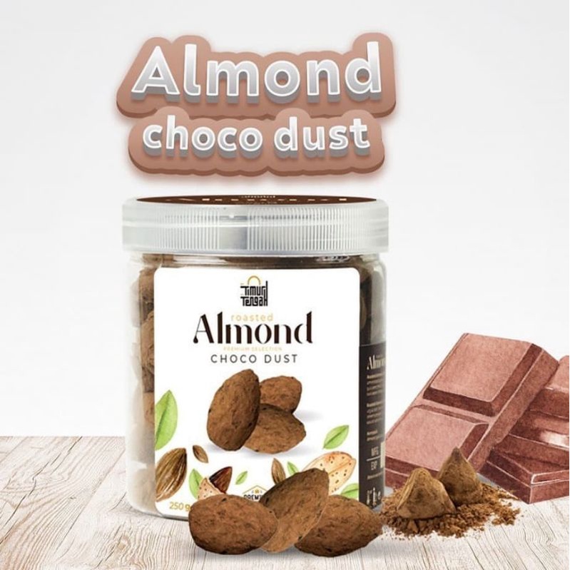 

ASI Booster Snack Kacang Almond Choco Dust 250 gr Original by Premium Timur Tengah High Quality