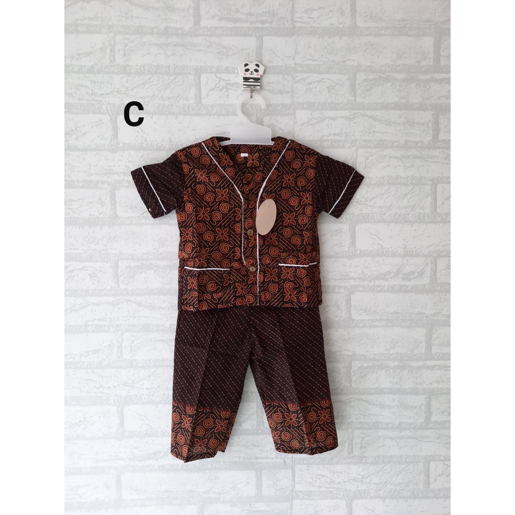 SETELAN PIYAMA BATIK ANAK