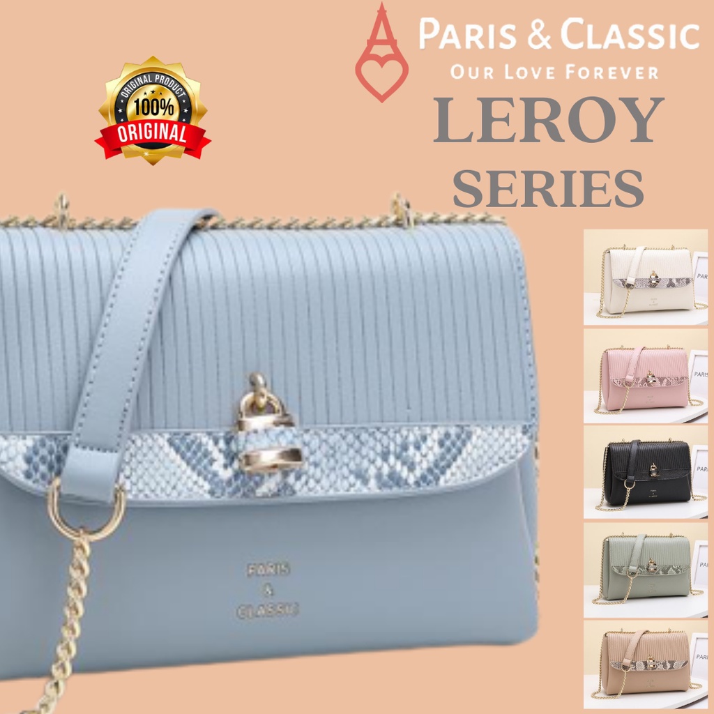 Paris Classic Tas Wanita Import Original Branded Terbaru Tas Fashion Hand Bag Wanita Tas Jinjing Selempang Wanita [26017]