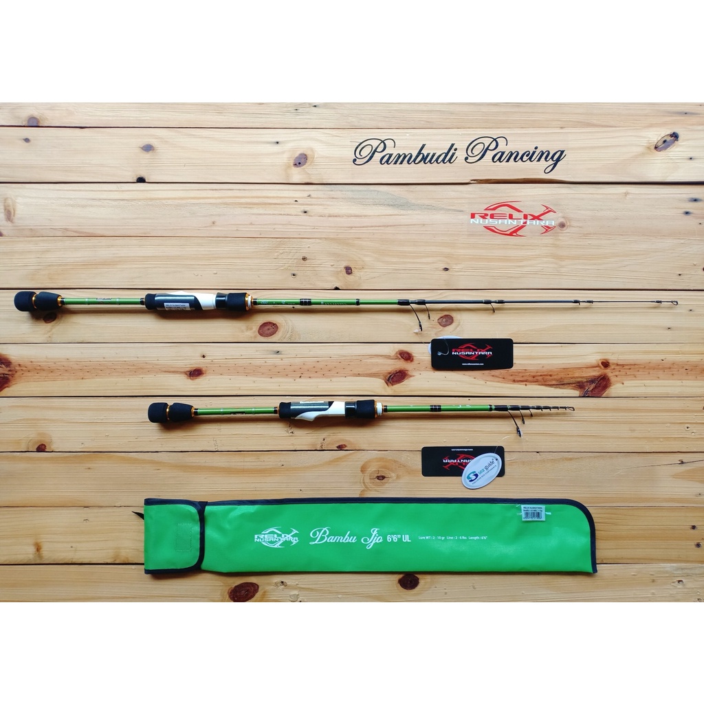 RXN - JORAN TELESCOPIC RELIX NUSANTARA BAMBU IJO UL ANTENA SPINNING