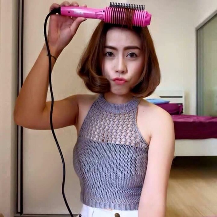 Sisir Blow Nova NHC-209 Blower Comb Catok Sisir Bisa Untuk Sisir Rambut Berkutu Elektrik