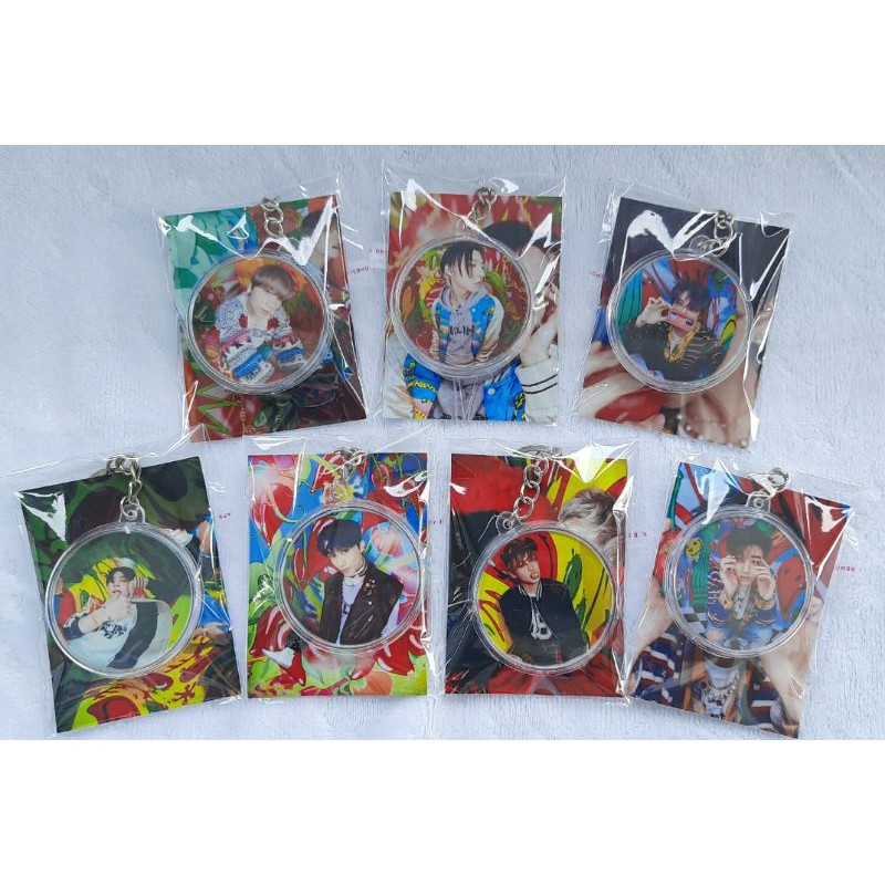 GANTUNGAN KUNCI NCT DREAM HOT SAUCE BULAT KEYRING NCT