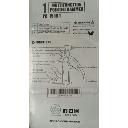 Palu Multifungsi TEKIRO