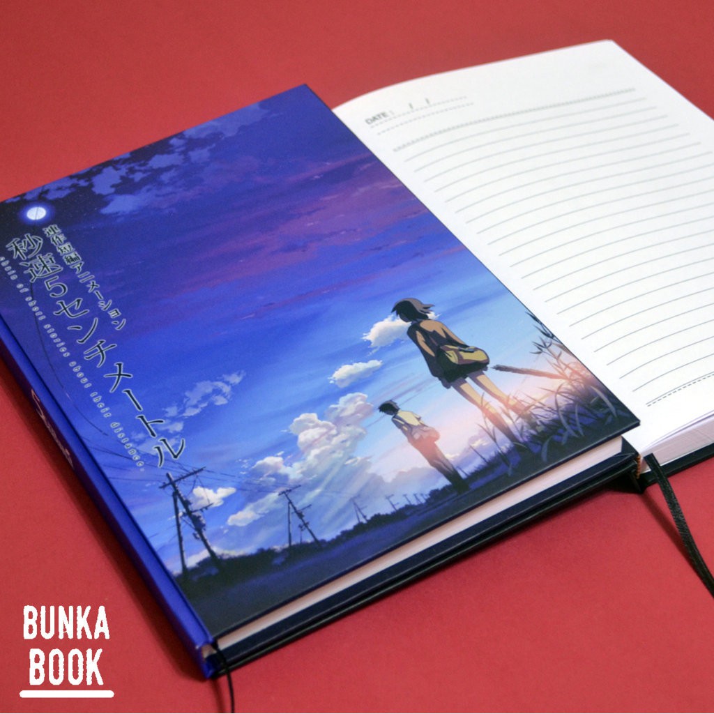 

Note Book Hardcover Anime 5cm Purple Ukuran A5 Jurnal Agendaq Planner
