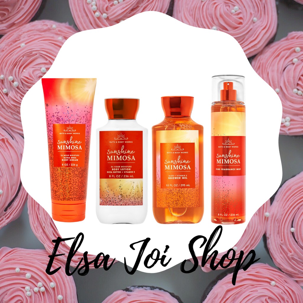 BBW Bath &amp; Body Works Sunshine Mimosa - SERIES