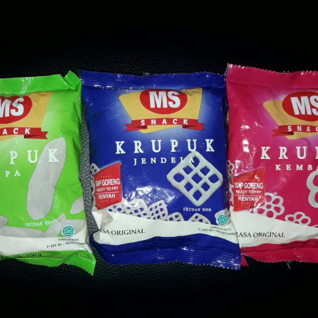 Kerupuk krupuk snack mentah tinggal goreng taro jetz kembang